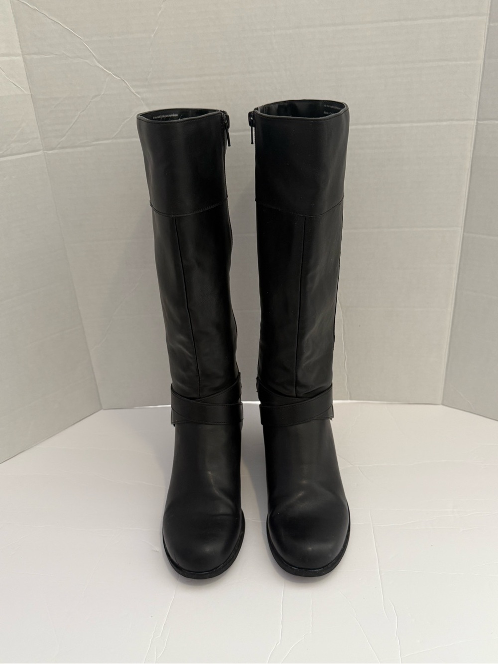 Style &Co Black Riding Boots - Size 6.5 Sleek and Feminine